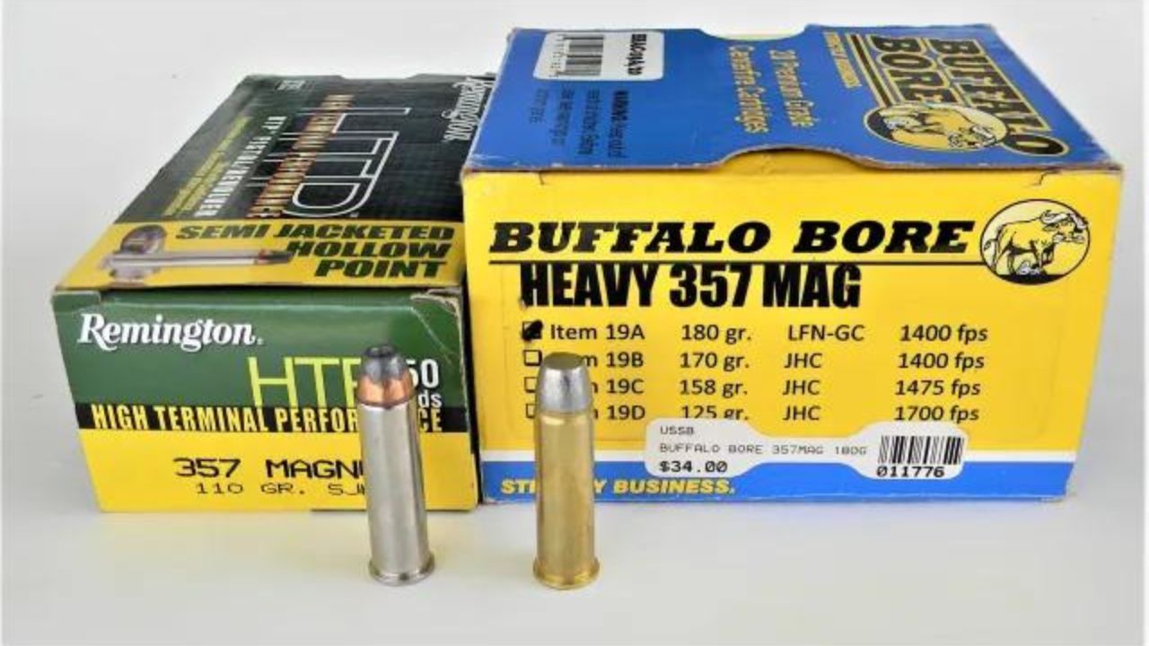 best 357 ammo for bear defense