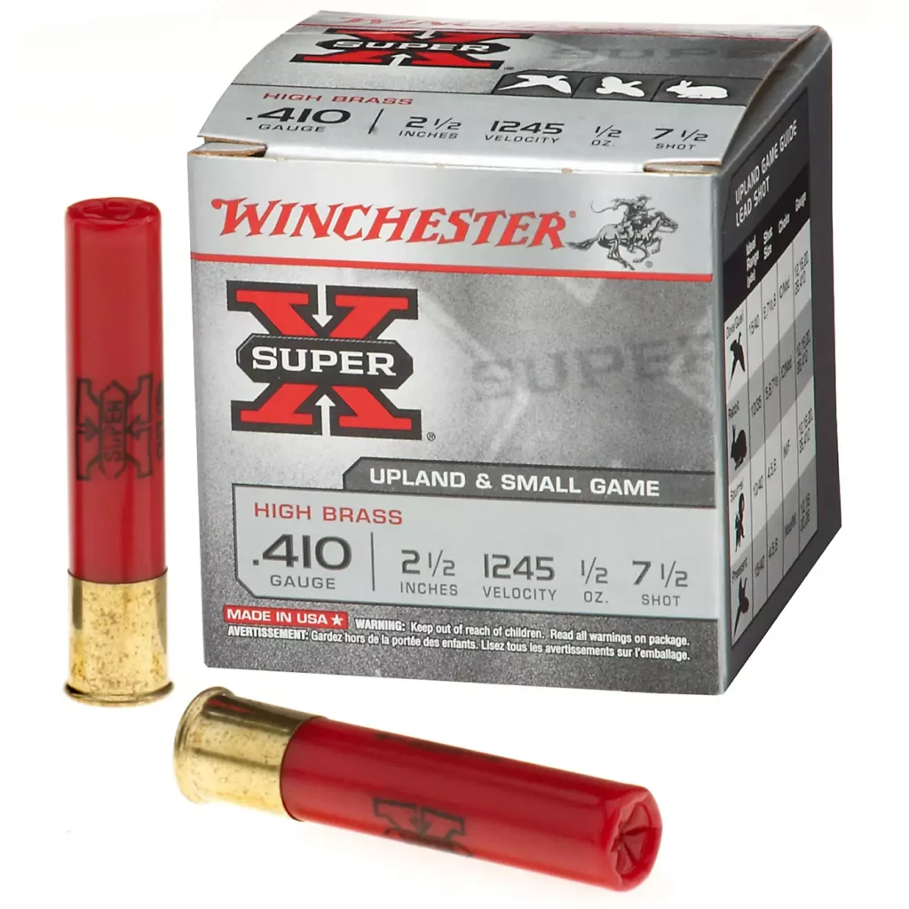 winchester super-x high brass ammunition 410 bore